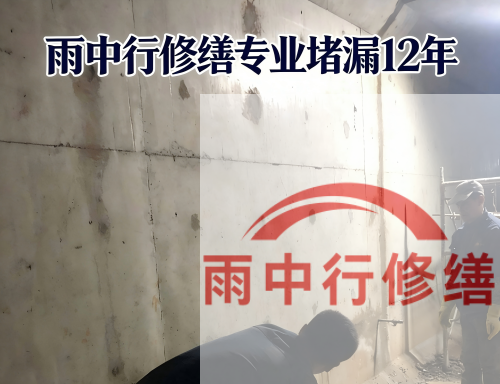 黄山某商场电梯井堵漏案例